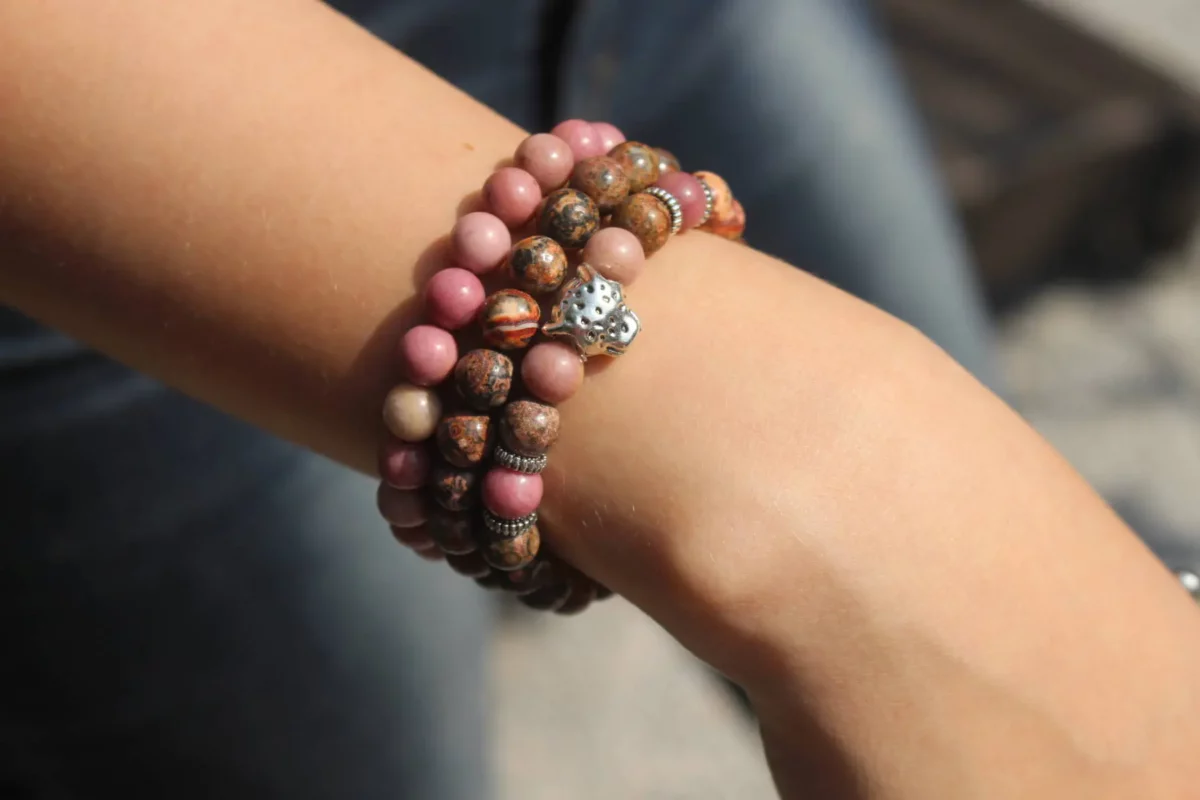 Armbandeset Pink Leopard